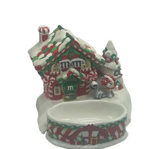 Department 56 M&MS Candy House Lighted Dish 2004 Christmas Holiday